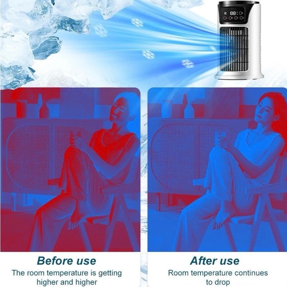 Portable AC Air Cooler Fan - Picture 3 of 8